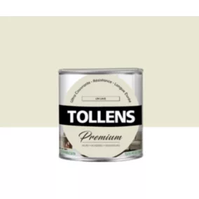 Peinture Tollens premium murs, boiseries et radiateurs lin lavé satin 0,75L