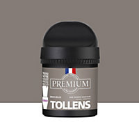Peinture Tollens premium murs, boiseries et radiateurs marron brun delice velours 50ml