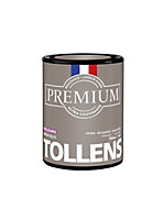 Peinture Tollens premium murs, boiseries et radiateurs marron brun delice velours 750ml