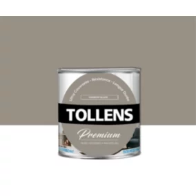 Peinture Tollens premium murs, boiseries et radiateurs marron glacé mat 0,75L