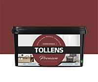 Peinture Tollens premium murs, boiseries et radiateurs moderne bordeaux mat 2,5L