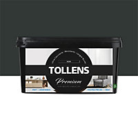 Peinture Tollens premium murs, boiseries et radiateurs noir mat 2,5L