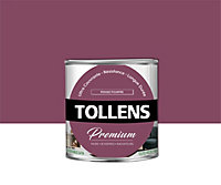 Peinture Tollens premium murs, boiseries et radiateurs pensée pourpre satin 0,75L