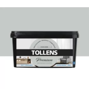 Peinture Tollens premium murs, boiseries et radiateurs plume légère mat 2,5L