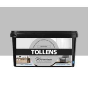 Peinture Tollens premium murs, boiseries et radiateurs reflets gris mat 2,5L