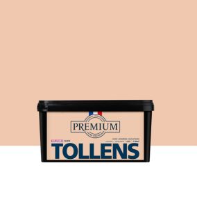 Peinture Tollens premium murs, boiseries et radiateurs rose nude velours 2,5L