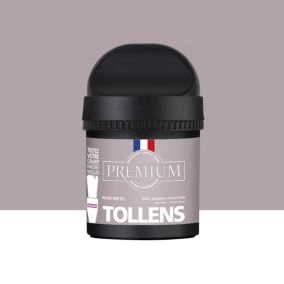 Peinture Tollens premium murs, boiseries et radiateurs rose pastel velours 50ml