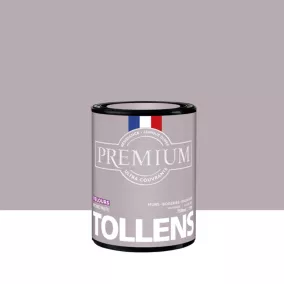 Peinture Tollens premium murs, boiseries et radiateurs rose pastel velours 750ml