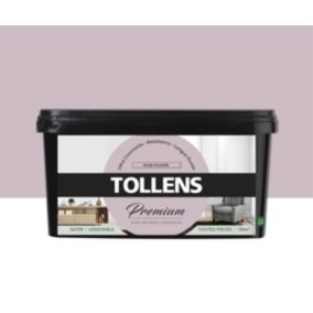 Peinture Tollens premium murs, boiseries et radiateurs rose poudré satin 2,5L