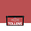 Peinture Tollens premium murs, boiseries et radiateurs rouge amour velours 2,5L