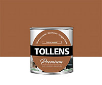 Peinture Tollens premium murs, boiseries et radiateurs touche orangée satin 0,75L