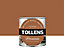 Peinture Tollens premium murs, boiseries et radiateurs touche orangée satin 0,75L