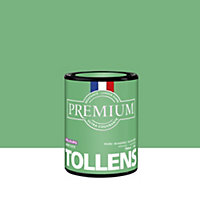 Peinture Tollens premium murs, boiseries et radiateurs vert d'été velours 750ml