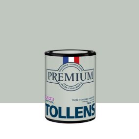 Peinture Tollens premium murs, boiseries et radiateurs vert pastel velours 750ml