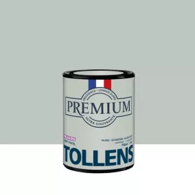 Peinture Tollens premium murs, boiseries et radiateurs vert pastel velours 750ml