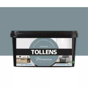 Peinture Tollens premium murs, boiseries et radiateurs vert poétique mat 2,5L