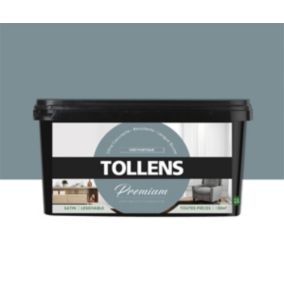 Peinture Tollens premium murs, boiseries et radiateurs vert poétique satin 2,5L