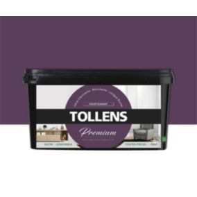 Peinture Tollens premium murs, boiseries et radiateurs violet élégant satin 2,5L
