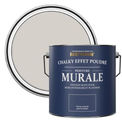 Peinture Violette pour Murs et Plafonds mat profond Chalky - RUST-OLEUM - Baboushka 2,5 L