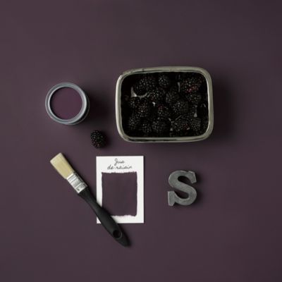 Peinture Violette pour Murs et Plafonds mat profond Chalky - RUST-OLEUM - Jus de Raisin 2,5 L