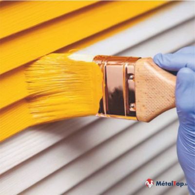 Peinture Volets Bois - Beige - RAL 1001 - 15 L - Métaltop
