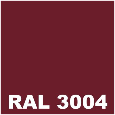Peinture Volets Bois Rouge Basque - 5 L   - Codeve Bois - RAL 3004