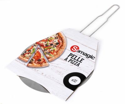 Pelle à pizza en acier inoxydable Somagic L.67 x 32 cm