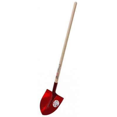 PELLE RONDE 27CM SUPER LEGERE AVEC MANCHE BOIS 130CM 990G - BOIS PLUME
