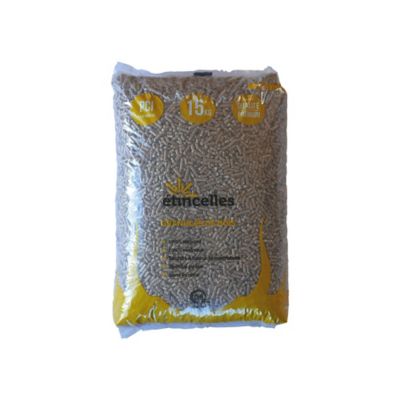 Pellet 100% résineux DIN+ étincelles 15 kg