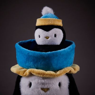 Décorations Noël En Peluche Pour Escalier - Set Pingouin, Père Noël, Bonhomme De Neige - Neige Artificielle Incluse - 5