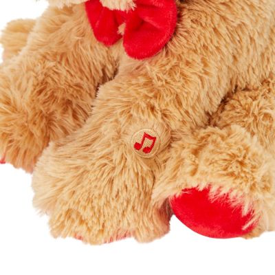 Peluche de Noël animée et musicale renne
