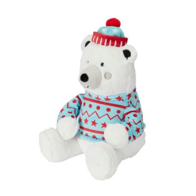 Bougeoirs vintage Père Noël ours en peluche, décoration de