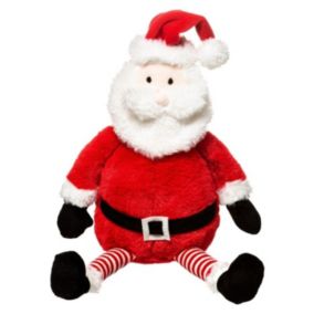 Peluche Enfant Père Noël "Soir" 35cm Rouge