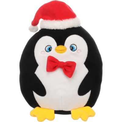 peluche Pingouin Bollo Noel Noir 25 cm H jeux pour chien