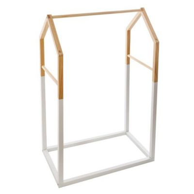 Penderie Enfant en Bois "House" 100cm Blanc