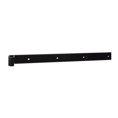 Penture bout carré pour volet Ø16 mm L.80 x l.4 x H.4 cm noir Afbat