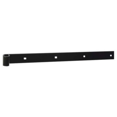 Penture droite fer plat noir cataphorèse 40x5x700mm trou carré 6,5mm ...