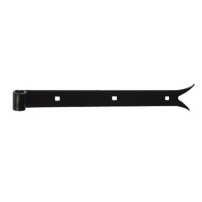 Penture queue de carpe pour volet Ø16 mm L.80 x l.4 x H.4 cm noir Afbat