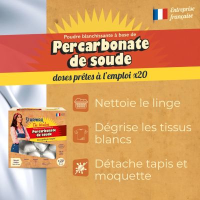 Percarbonate de soude doses 20 x 20g Starwax Fabulous