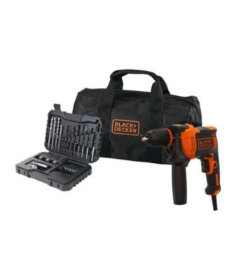 Perceuse a percussion black + decker BEH710SA32 filaire 23.3 Nm 710 W 18 V