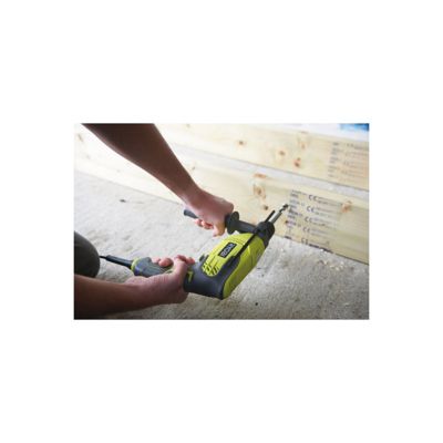 Trapano A Percussione RYOBI 800W - Kit Completo Con Mandrino Autoserrante E LED