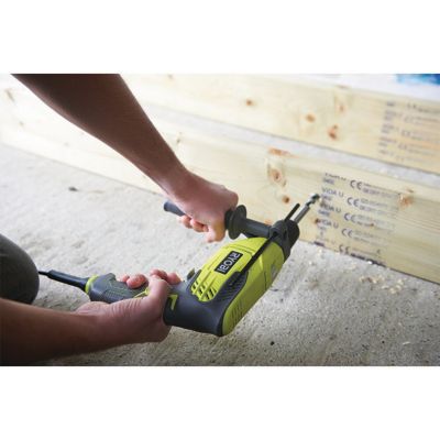 Perceuse à percussion RYOBI - 1010W - 2 vitesses - mandrin 13mm