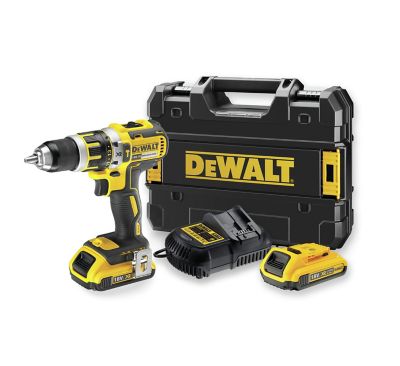 Perceuse à percussion sans fil brushless DeWalt DCD795D2 18V - 2x2Ah