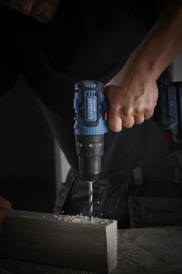 Perceuse à percussion sans fil brushless Erbauer ECD18-Li-2 18V - 2x4Ah