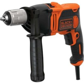 perceuse black + decker à percussion 1.0 V 850 W avec batterie avec fil