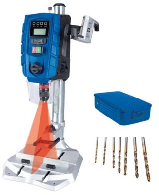 Perceuse à colonne DP60SE Scheppach - 710W - vitesse variable - perçage 100 mm - Ecran digital - laser - Mandrin 1,5-13 mm