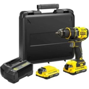 Perceuse d angle stanley fatmax fatmax v20 batterie 80.0 Nm 18 V 2 Ah