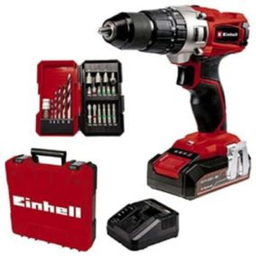 perceuse einhell visseuse te-cd 18 18.0 V avec batterie 2.5 Ah 1 sans coffret