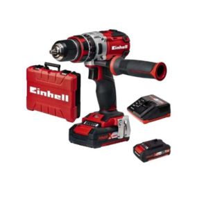 perceuse einhell visseuse tp-cd 18 18.0 V avec batterie 2.0 Ah 2 sans coffret