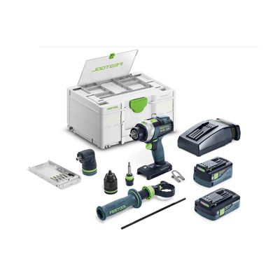 perceuse festool visseuse 577621 18.0 V avec batterie sans fil 4.0 Ah